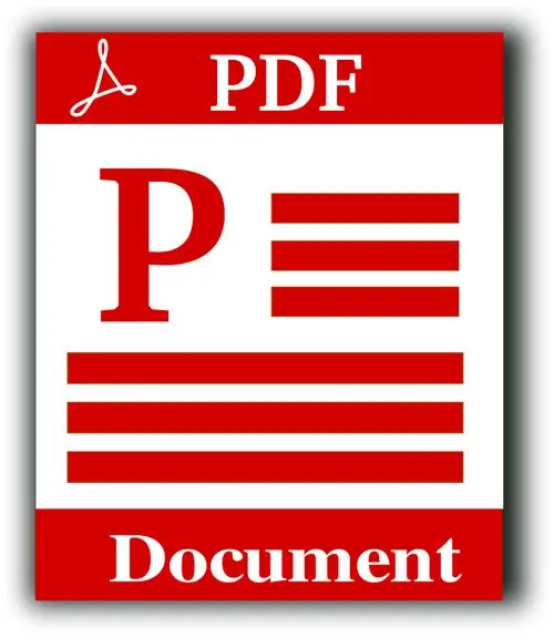 Hoe tekst in pdf-formaat op te slaan