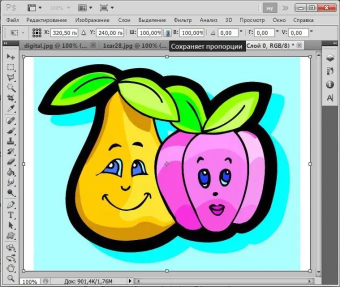 Cara mengurangkan lapisan di Photoshop