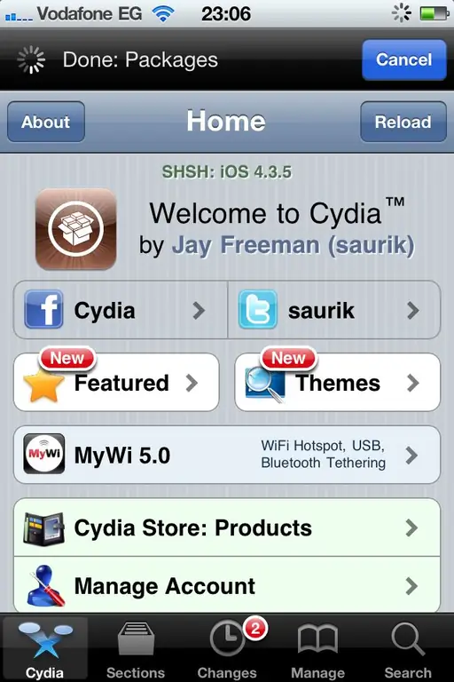 Comment russifier Cydia