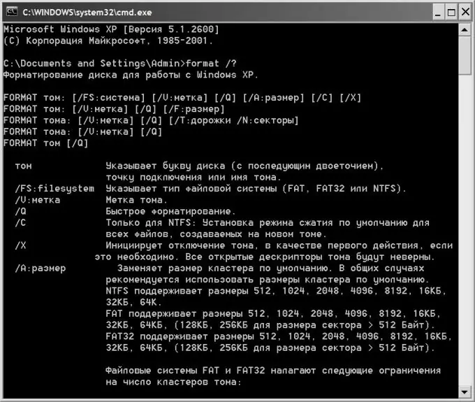 How to format a hard drive via the command line