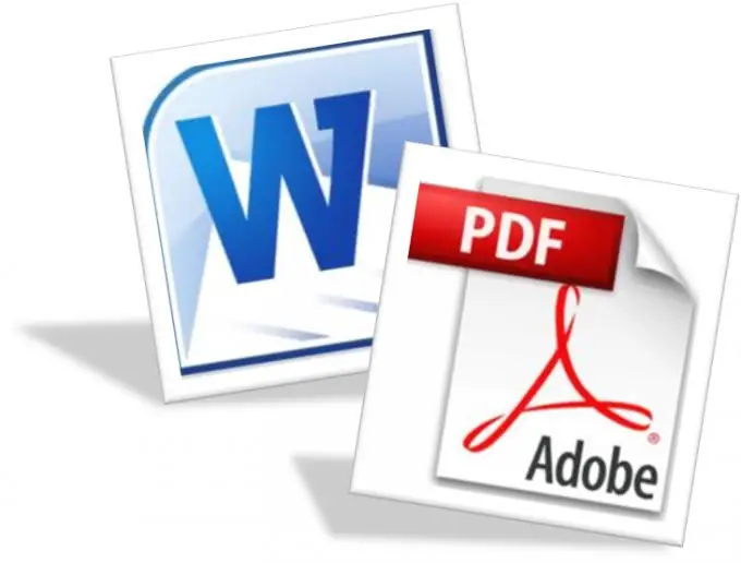 แปลง PDF เป็น doc