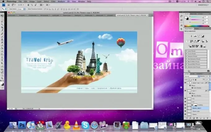 Cách vẽ trang web bằng photoshop