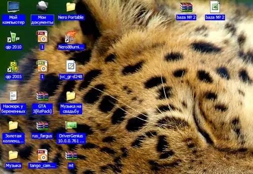 Cara menyahpilih desktop