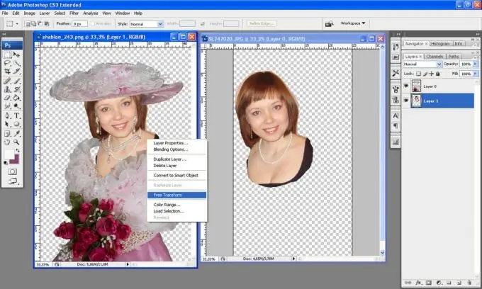 Cómo insertar tu foto en una plantilla de Photoshop